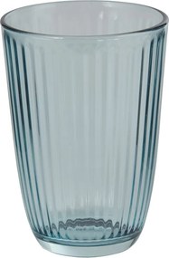 LINEE üveg pohár 390ml, kék