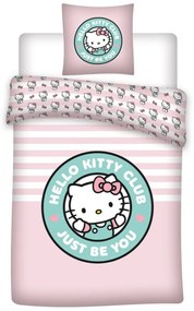 Hello Kitty Club ágyneműhuzat 140×200cm, 65x65 cm