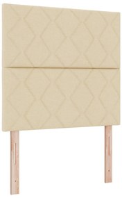 Box Spring Ágy Matrac Krém Kis franciaágy Szövet