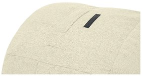 Krémszínű buklé gyerek babzsákfotel Roll 80 – SLOWDOWN