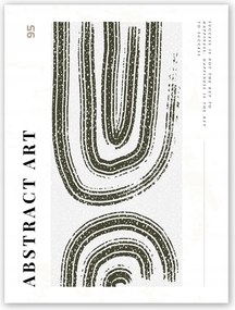 Boho absztrakt Poszter A2 59,4x42cm #T34