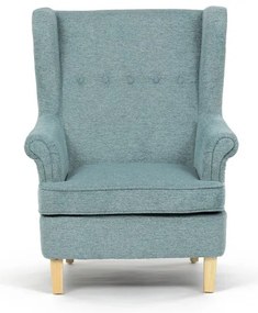 Füles fotel zöld szövettel. AK-388 GRN2