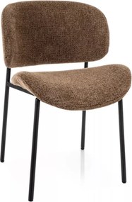 Kiso Noelle étkezőszék cappuccino/fekete