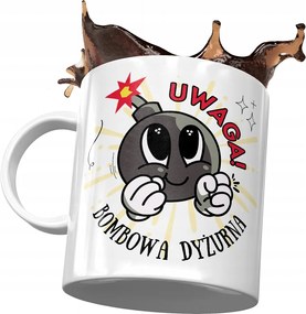 Az ügyeletesnek Születésnapi Bögre Névnapi Ajándék Nyomtatott Fotóval