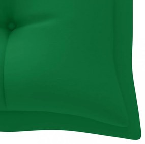 zöld oxford szövet kerti padpárna 180 x 50 x 7 cm