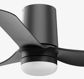 FARO 33834WT-1TW-LED Dimmelhető ventilátor MINI PUNT TUB S 10W/230V fekete átm. 90 cm WT + távirányító