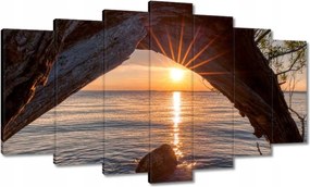 Vászonkép 140x80 Sziklák Derzs Tenger