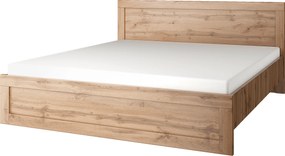 Franciaágy, 180x200, wotan tölgy, MORATIZ