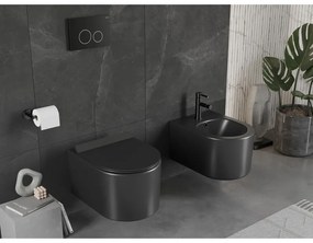Mexen Sofia Rimless fali vĂ©cĂ©csĂ©sze lassan zĂĄrĂłdĂł ĂŒlĆkĂ©vel, matt fekete, 30540185