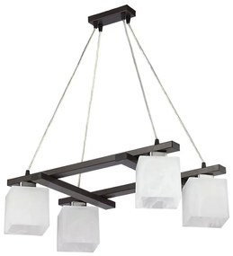 Jupiter 1098 - PO4 - Függeszték POLA 4xE27/60W/230V wenge
