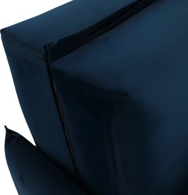 Kinyitható 3-as ülés, párizsi kék szövet Riviera, ALANA