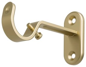 Matt aranyszínű acél bővíthető függönykarnis 107 - 305 cm Flute – Umbra