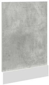 Mosogatógép panel betonszürke 45x3x67 cm