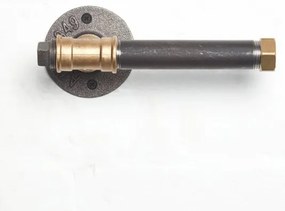 Vécépapír tartó BORURAF 8x22 cm fekete/arany