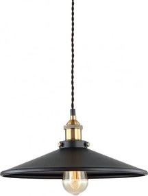 Italux VERDA MDM-3458/1L BK+GD Függőlámpa 1x40W/E27