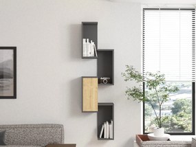 Polc Notipe 2 (antracit + tölgy) . 1096037