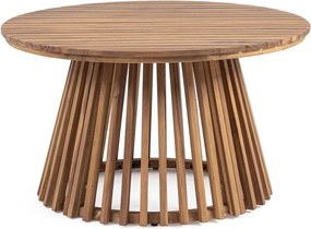 Akácfa kerek kerti dohányzóasztal ø 70 cm Rodano – Bizzotto