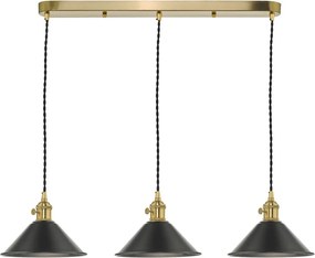 Dar Lighting HADANO HAD3640-02 Függőlámpa 3x40W/E14