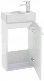 Cersanit - SET skrinka + umývadlo, biely lesk, Moduo 40, S801-218-DSM