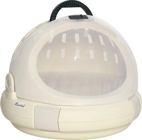 PawHut Macska Szállító Táska Macska Ház Hordozható Macska Ágy Mosható Leválasztható Párna Macska vagy Kis Kutya Részére Könnyű Tisztítás 41 x 41 x 35.