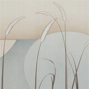 Dekoratív fotótapéta falra Könnyű összeszerelés Enyhe fű 250x250 Ragasztó