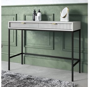Konzolasztal NOVA 77x104 cm szürke/fekete