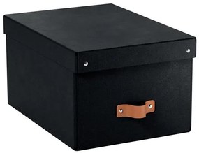 Tárolódoboz, M méret, LEITZ Puro, fekete (E61490095)