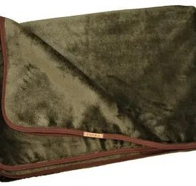 Pukka Olivia zöld Fleece pléd hordozóval