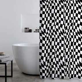 Zuhanyfüggöny 180x180 cm Checkerboard – Catherine Lansfield