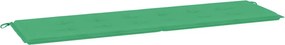 vidaXL zöld oxford szövet kerti padpárna 180 x 50 x 3 cm