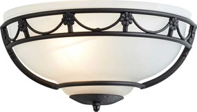 Elstead Lighting CARISBROOKE CB-WU-BLACK Fali lámpa 1x60W/E27