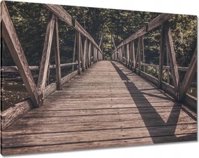 Festmények 100x70 Fa híd