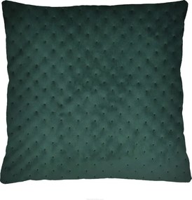 Párna Bertoni steppelt velúr Zöld 50x50 cm