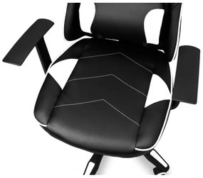 CONNECT IT CGC-0700-WH - LeMans Pro gamer szék fekete/fehér