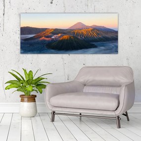 Kép a Bromo-hegyről Indonéziában (120x50 cm)