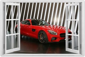 Poszterek 120x80 Piros Mercedes Amg