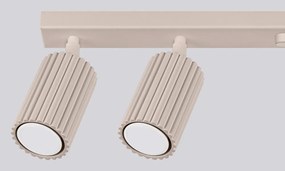 Szürkésbarna fém spotlámpa 6,5x117 cm Gleam – Sollux