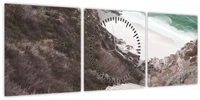 Kép - Utazás a Smaragd-tengerhez (órával) (90x30 cm)