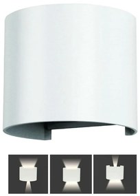 V-Tac LED Kültéri fali lámpa LED/6W/230V 4000K IP65 fehér 217091