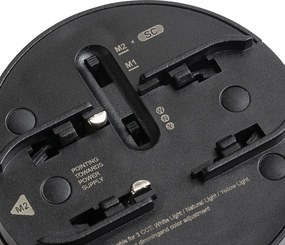RENDL CODI pro systém VEGA/WAVE černá 24= LED 6W 110° 3000K 4000K 5700K