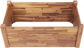 tömör akácfa kerti magaságyás 110 x 60 x 44 cm