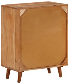 tömör akácfa tálalószekrény 60 x 35 x 74 cm