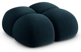 Sötétkék bársony lábtartó Loretto – Cosmopolitan Design