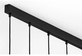 Jupiter 2005 - Csillár zsinóron ALAS 6xGU10/10W/230V fekete/arany