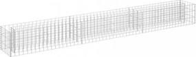 horganyzott acél gabion magaságyás 270 x 30 x 30 cm