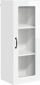 vidaXL Konyhaszekrény Magas Fényű Fehér 40 x 31 x 100 cm Faanyag