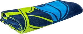 BALATON Strandtörölköző kék-zöld 2024 160x86cm
