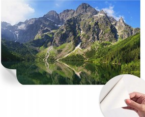 Mosható öntapadós fotótapéta étkezőbe Festői hegyek 416x254 cm