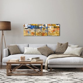 Kép - siratófal, Jerusalem, Israel (órával) (90x30 cm)