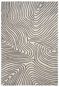 Fekete és fehér szőnyeg 200 x 300 cm RUMRA Beliani
